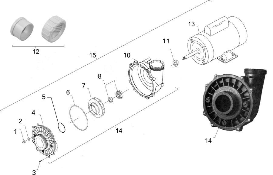 executive 56 spa pump